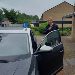 Geslaagde leerling van Autorijschool J Groen