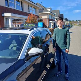 Geslaagde leerling van Autorijschool J Groen